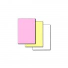Självkop. 3-part rosa/gul/vit A4 80gr
